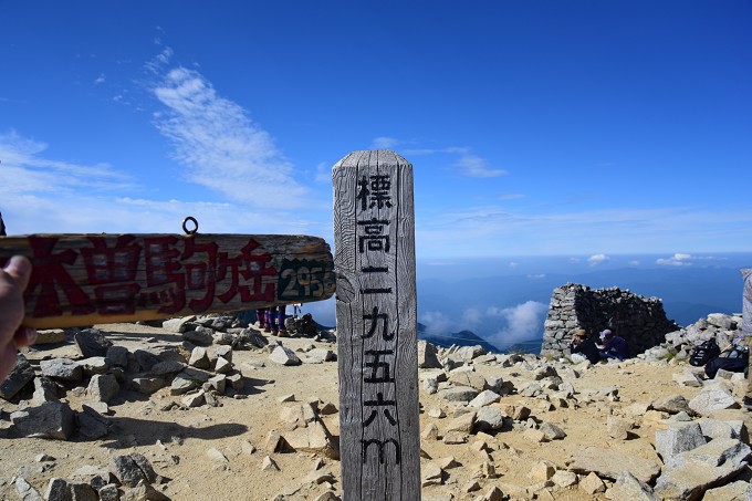 木曽駒ケ岳山頂