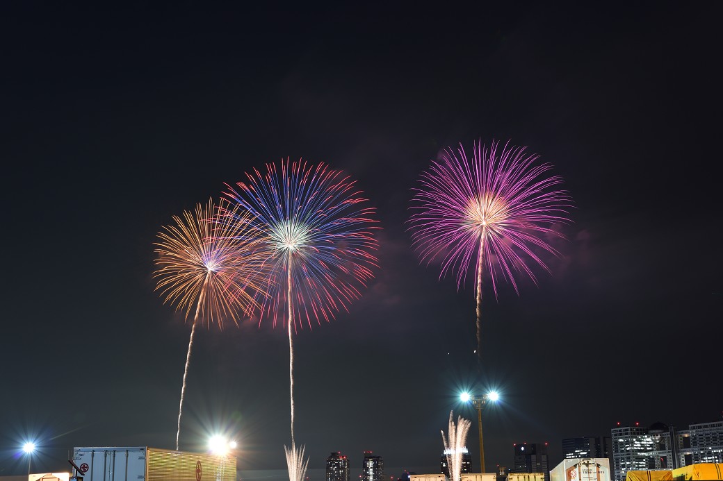 お台場花火