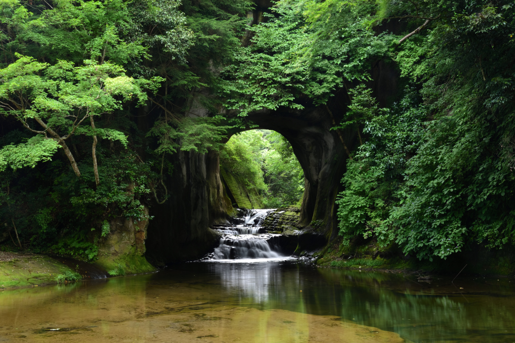 亀岩の洞窟